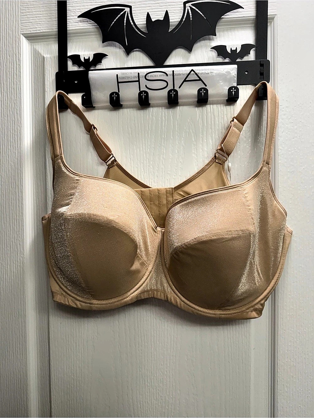 HSIA Starry Night Balconette Bra Nude size 42G